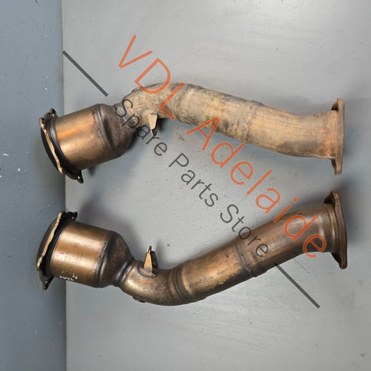 958113022AX 958113021AX  Porsche Cayenne 92A 958 GTS V8 4.8 Pair of Catalytic Converters Exhaust 958113021AX 958113022AX