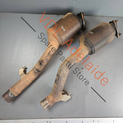 95811302400 95811302300 958113023AX Porsche Cayenne 92A 958 GTS V8 4.8 Pair of Downstream Catalytic Converters Exhaust 958113024AX 958113023AX
