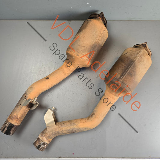 95811302400 95811302300 958113023AX Porsche Cayenne 92A 958 GTS V8 4.8 Pair of Downstream Catalytic Converters Exhaust 958113024AX 958113023AX