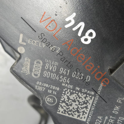 8V0941773D 8V0941033D  Audi A3 S3 8V.5 LED Headlight Head Light Left 8V0941033D 8V0941773D