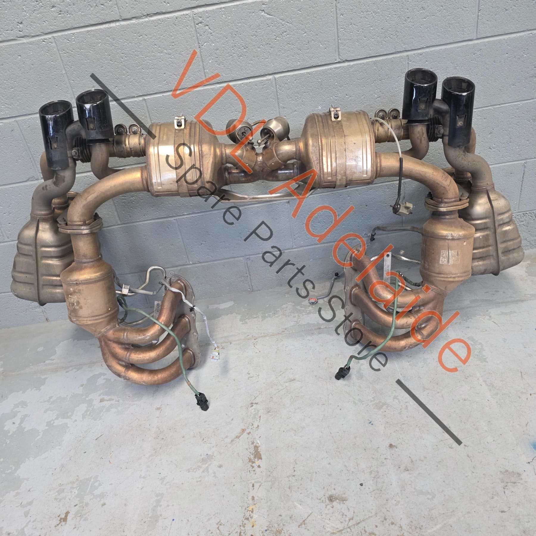 99111341102 99111132101 99111143708  Porsche 911 991.1 GTS 3.8L Sport Exhaust System Genuine OEM Complete