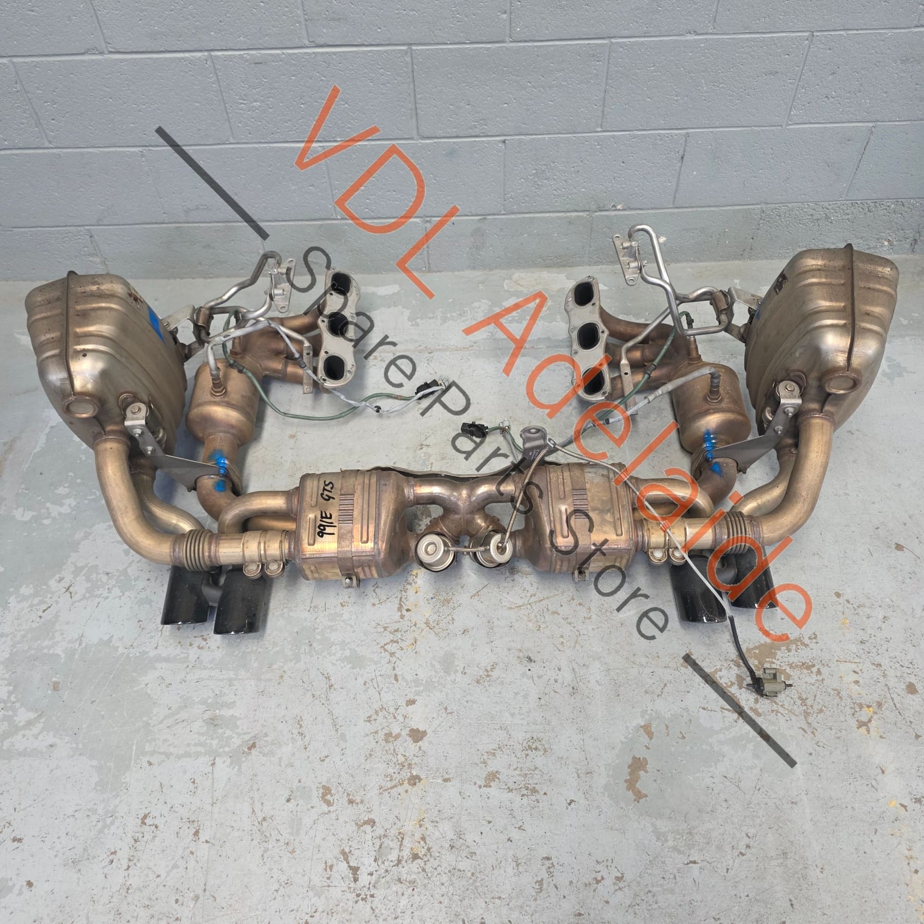 99111341102 99111132101 99111143708  Porsche 911 991.1 GTS 3.8L Sport Exhaust System Genuine OEM Complete