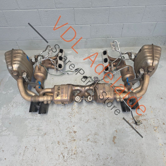 99111341102 99111132101 99111143708  Porsche 911 991.1 GTS 3.8L Sport Exhaust System Genuine OEM Complete