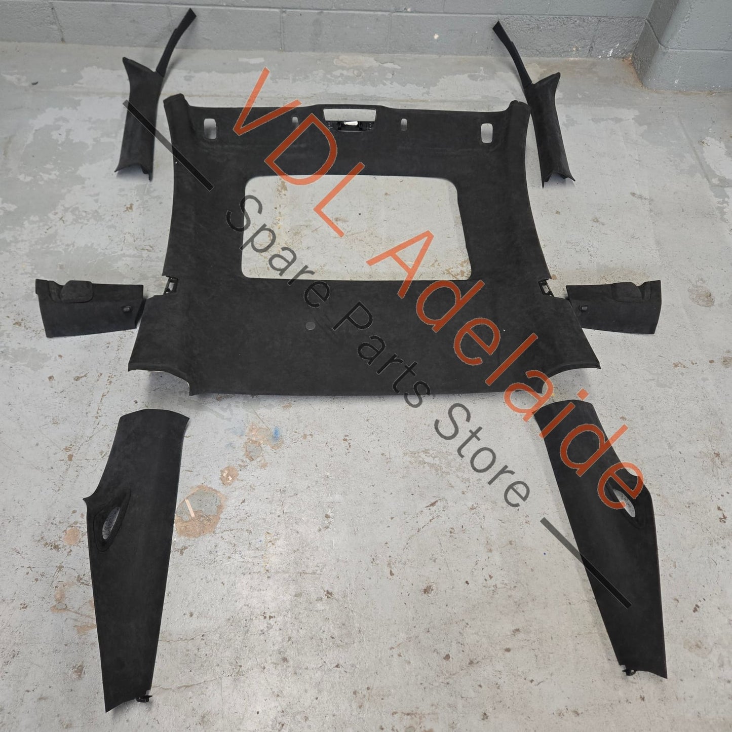 991555091242W0 991555181082W0 991555182082W0 991555183102W0 Porsche 911 991 Alcantara Roof trim set Includes Pillar Trims