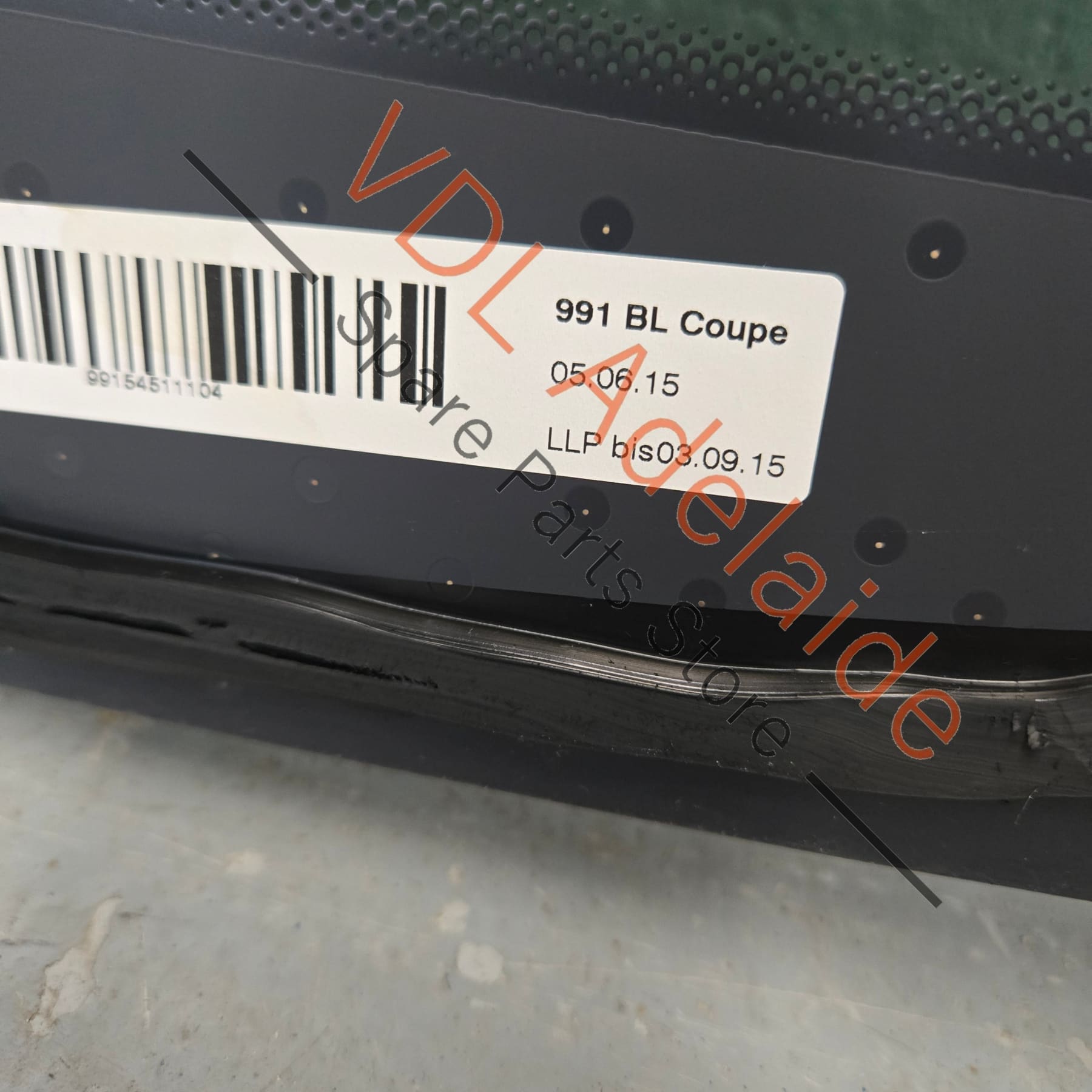 99154591108 99154591104   Porsche 911 991 Rear Window Windscreen with option for rear wiper 99154591108