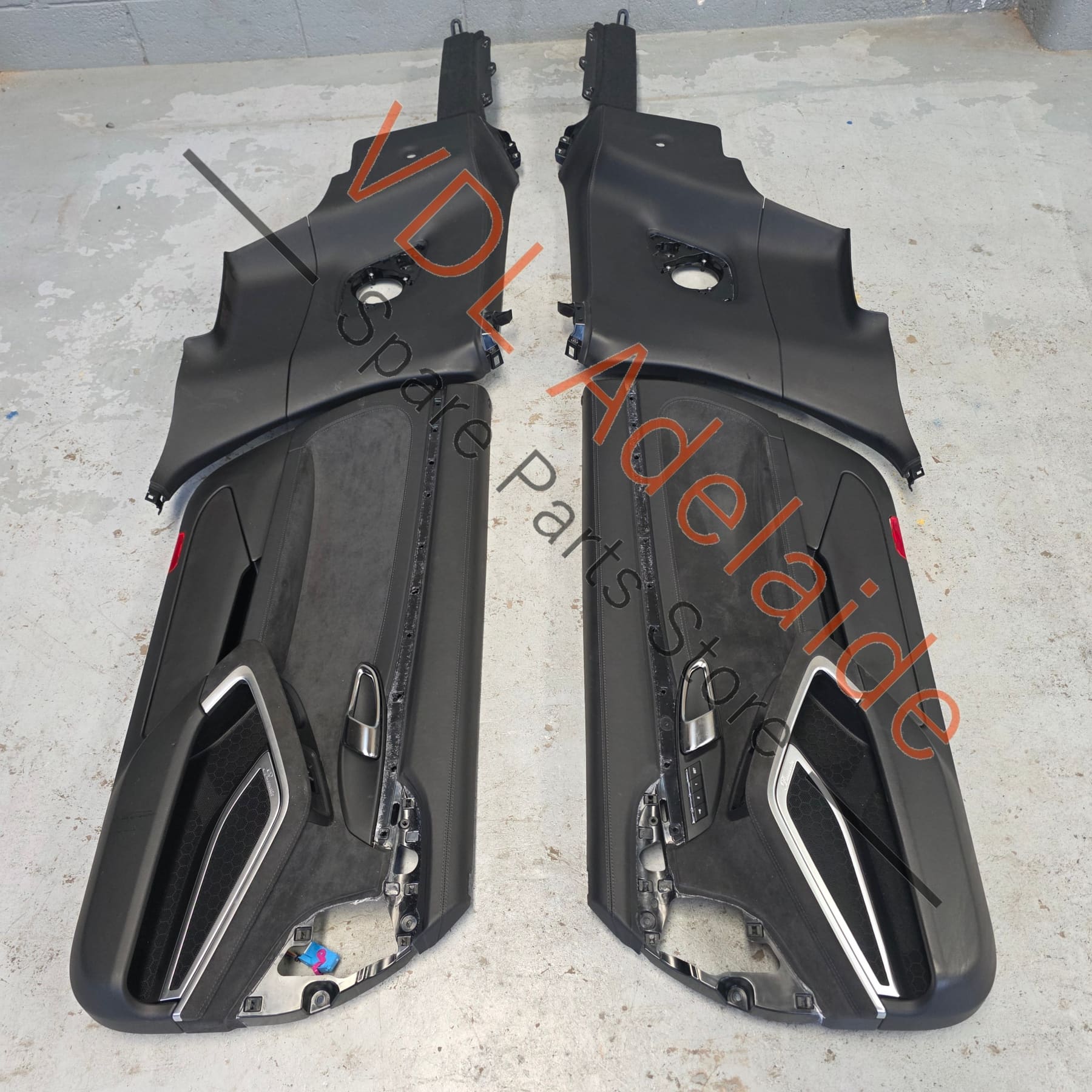 99155520346DSP 991555533012W0 99155520446DSP  Porsche 911 991 Leather / Alcantara Door Trim Set Burmester