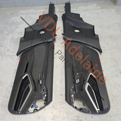 99155520346DSP 991555533012W0 99155520446DSP  Porsche 911 991 Leather / Alcantara Door Trim Set Burmester