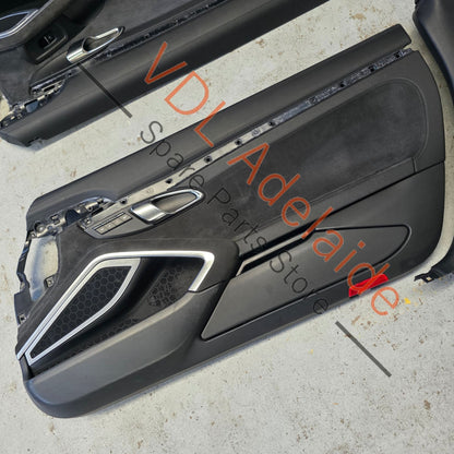 99155520346DSP 991555533012W0 99155520446DSP  Porsche 911 991 Leather / Alcantara Door Trim Set Burmester