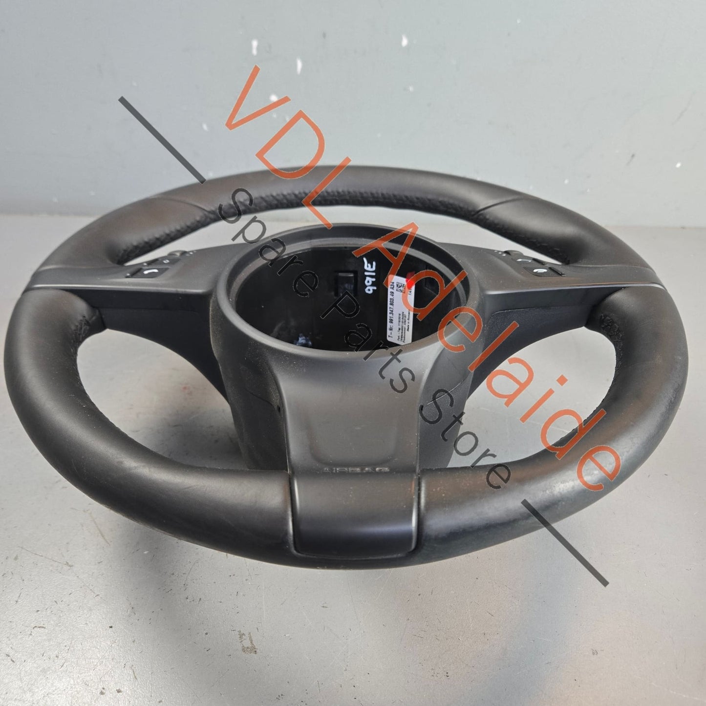 99134780349A34 99134780379A34 99134780379  Porsche 911 991.1 GTS Smooth Leather Steering Wheel 99134780349 A34