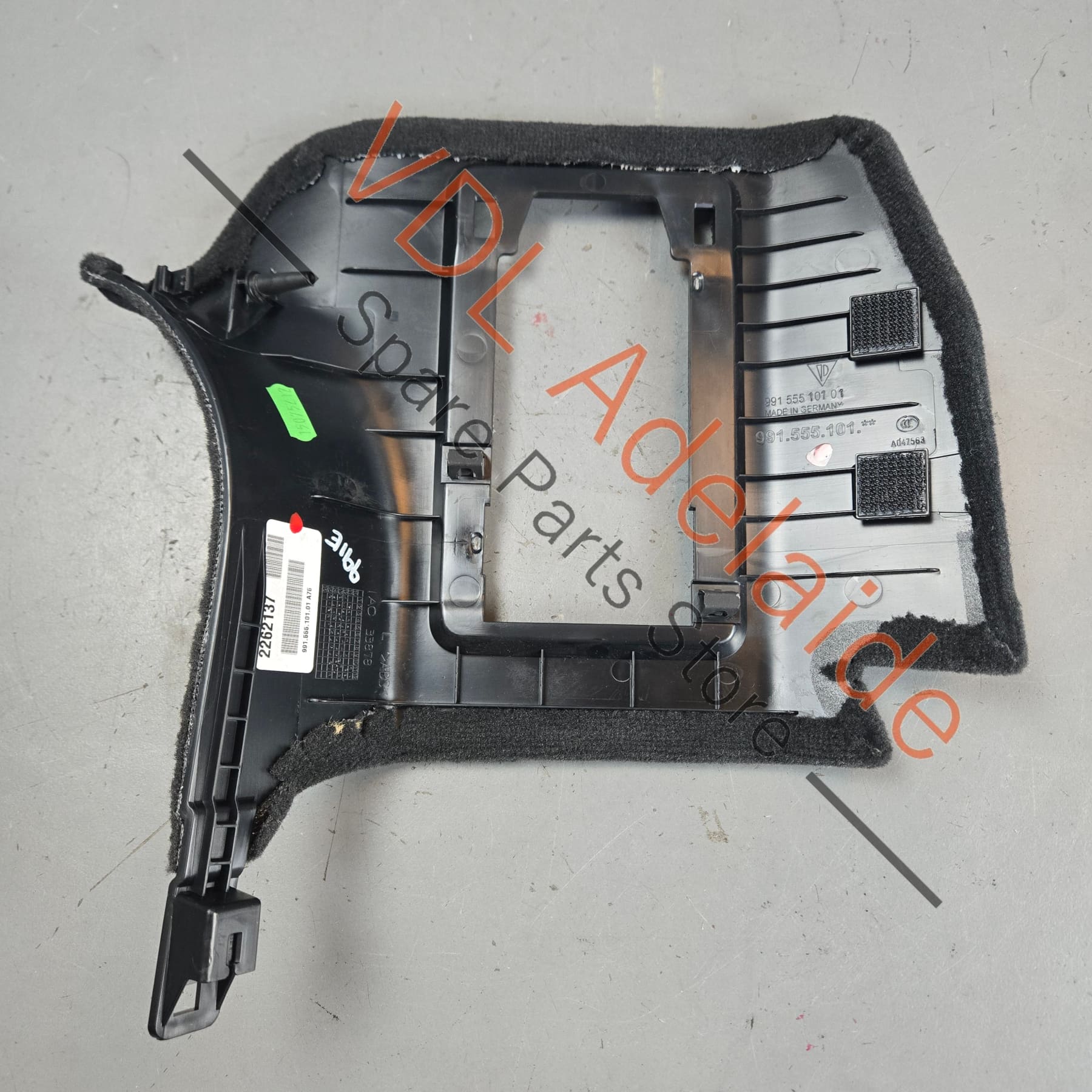 99155510101A75 99155510102A75   Porsche 911 Left Side A Pillar Floor Trim Panel Fuse Cover 99155510102 A75