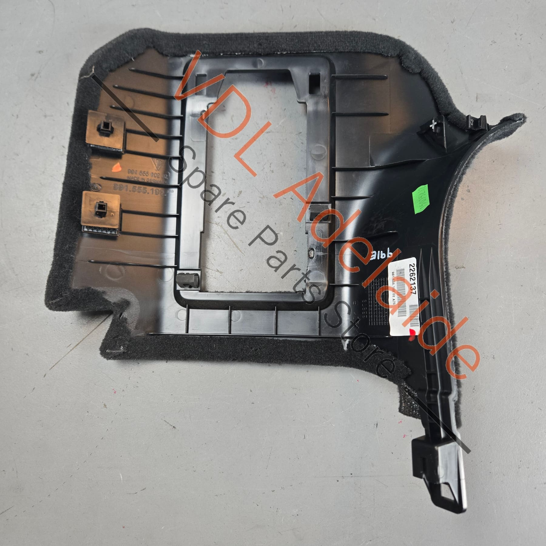 99155510201A75 99155510202A75   Porsche 911 Right Side A Pillar Floor Trim Panel Fuse Cover 99155510202 A75
