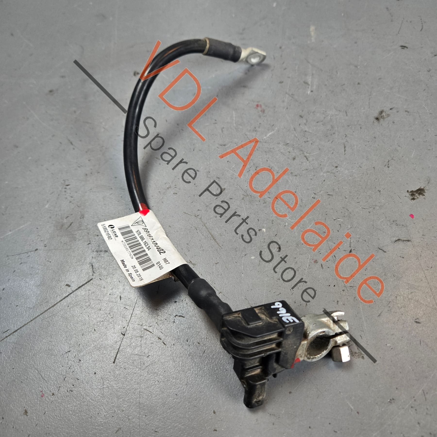 99161104402    Porsche Cayman Boxster 911 Earth Lead Line Cable 99161104401 99161104402