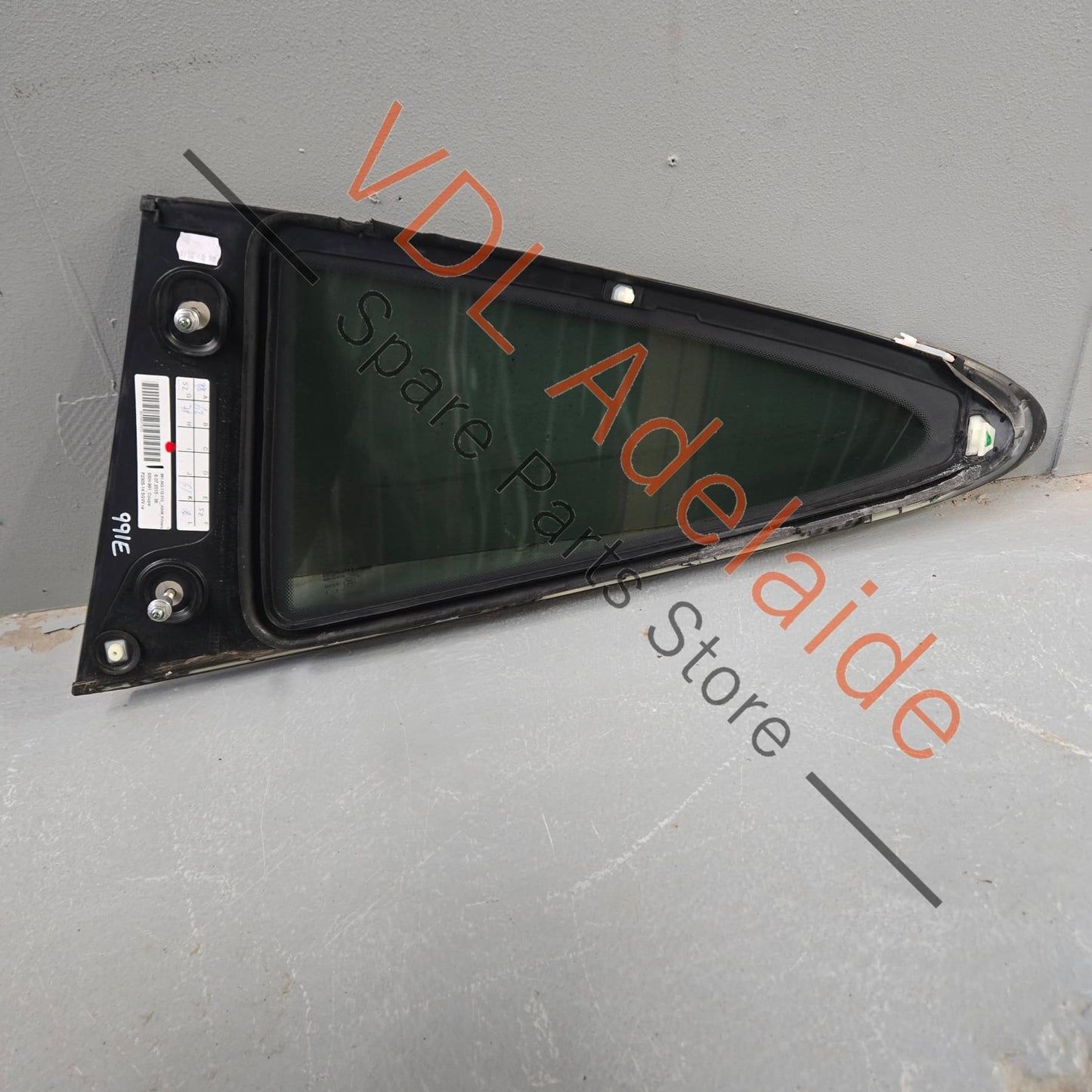 99154311210 9915431121603C   Porsche 911 991 Right Side Quarter Window 99154311210 99154311216 03C