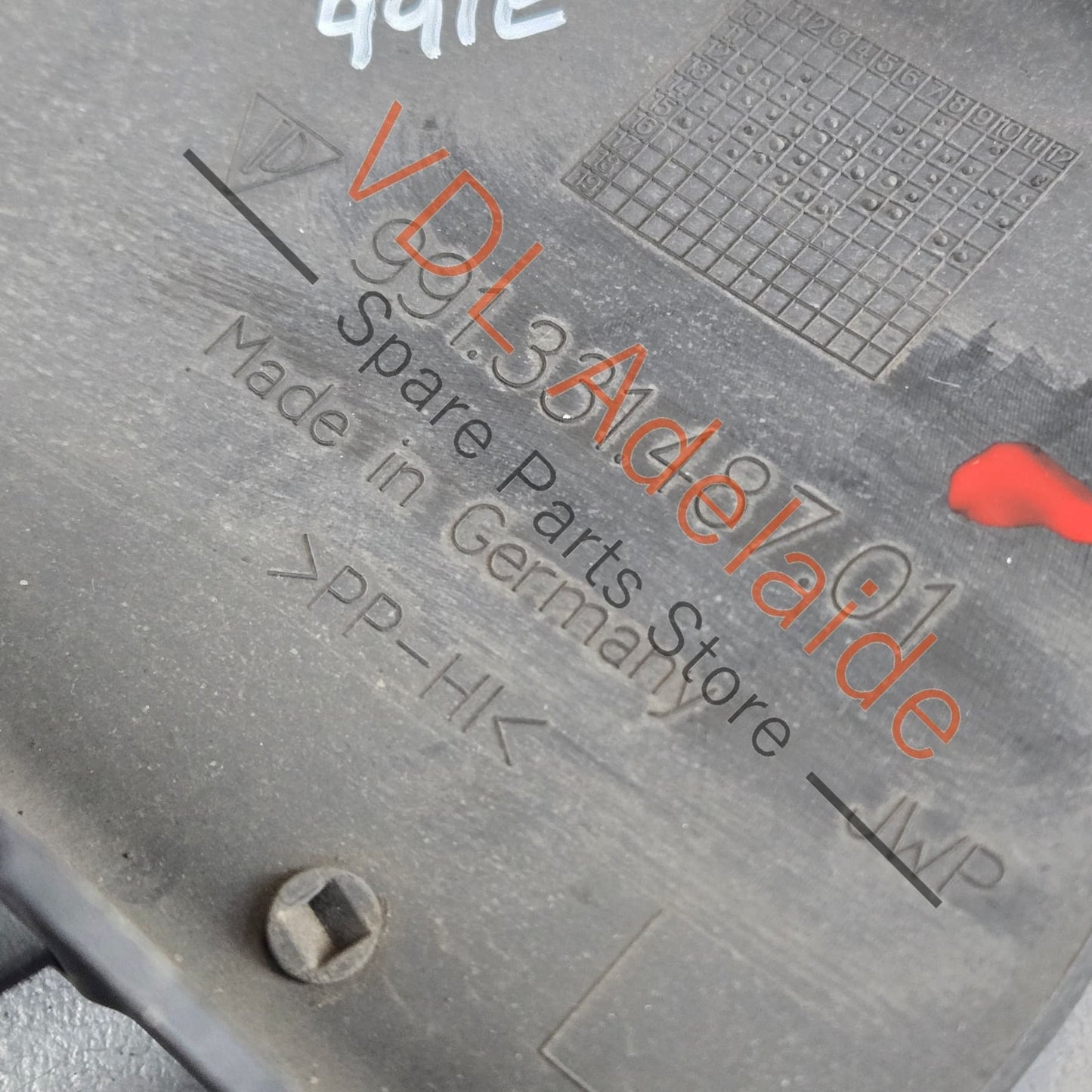 99133148701 9P1615457E   Porsche 911 Rear Air duct for brake caliper Left 9P1615457E