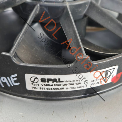 99162405006 99162405003   Porsche 911 SPAL Engine Cooling Fan 99162405006 99162405003 99162405005