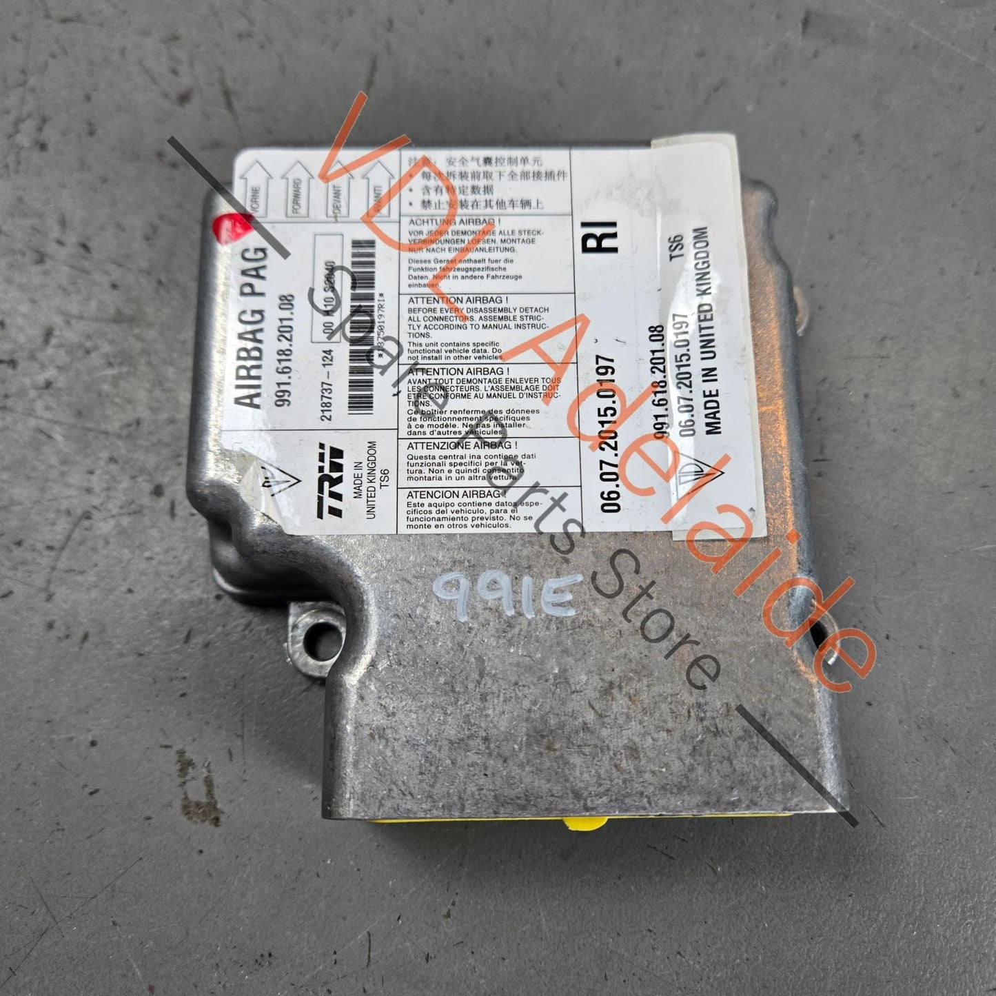 99161820108    Porsche 911 991 Airbag Control unit Module 99161820108