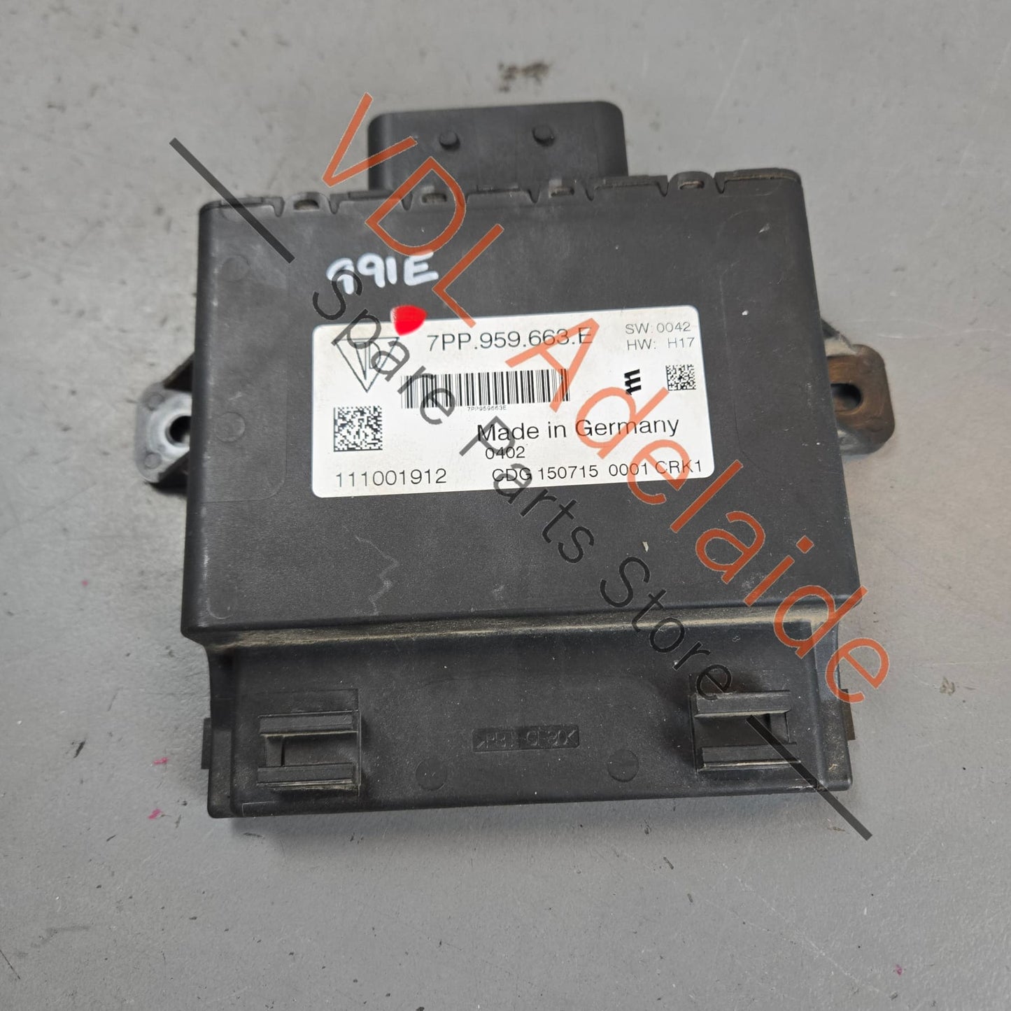 7PP959663E 7PP959663F   Porsche 911 991 Voltage Stabiliser Module Start-Stop 7PP959663E 7PP959663F