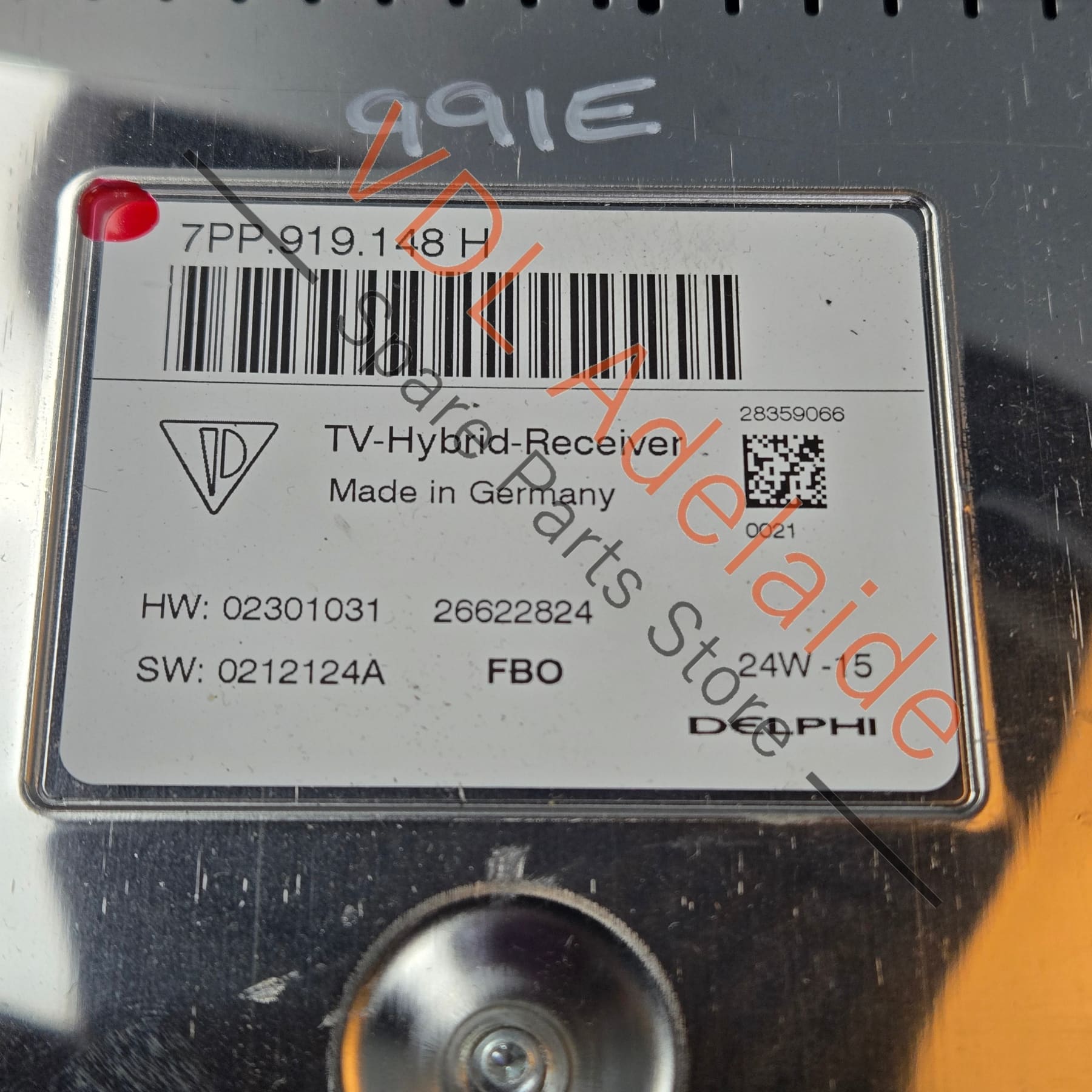 7PP919148H 7PP919148F   Porsche 911 991 Television Receiver Module 7PP919148H