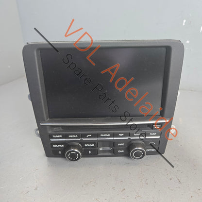 991642950DXDML    Porsche 911 991 PCM Central Screen Radio Nav 991642950DX DML Rare Leather Wrapped Face