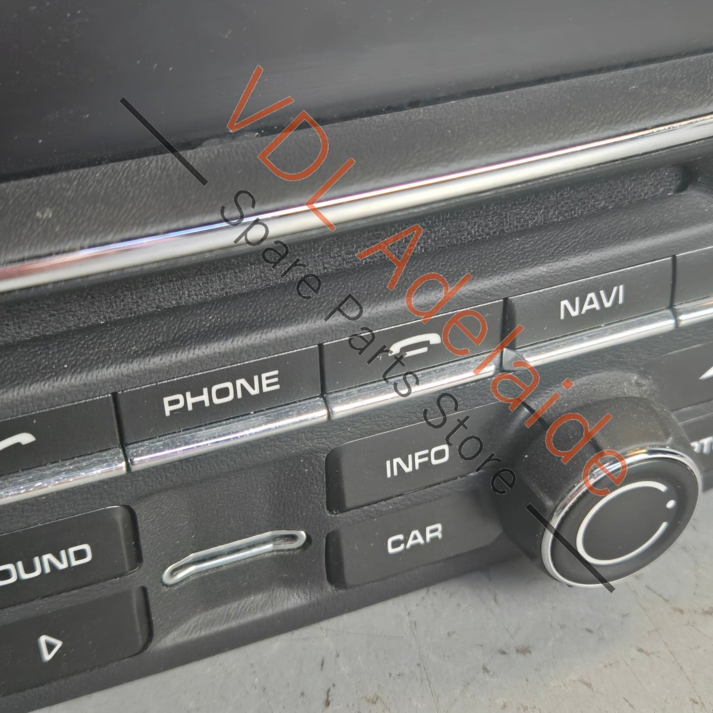 991642950DXDML    Porsche 911 991 PCM Central Screen Radio Nav 991642950DX DML Rare Leather Wrapped Face