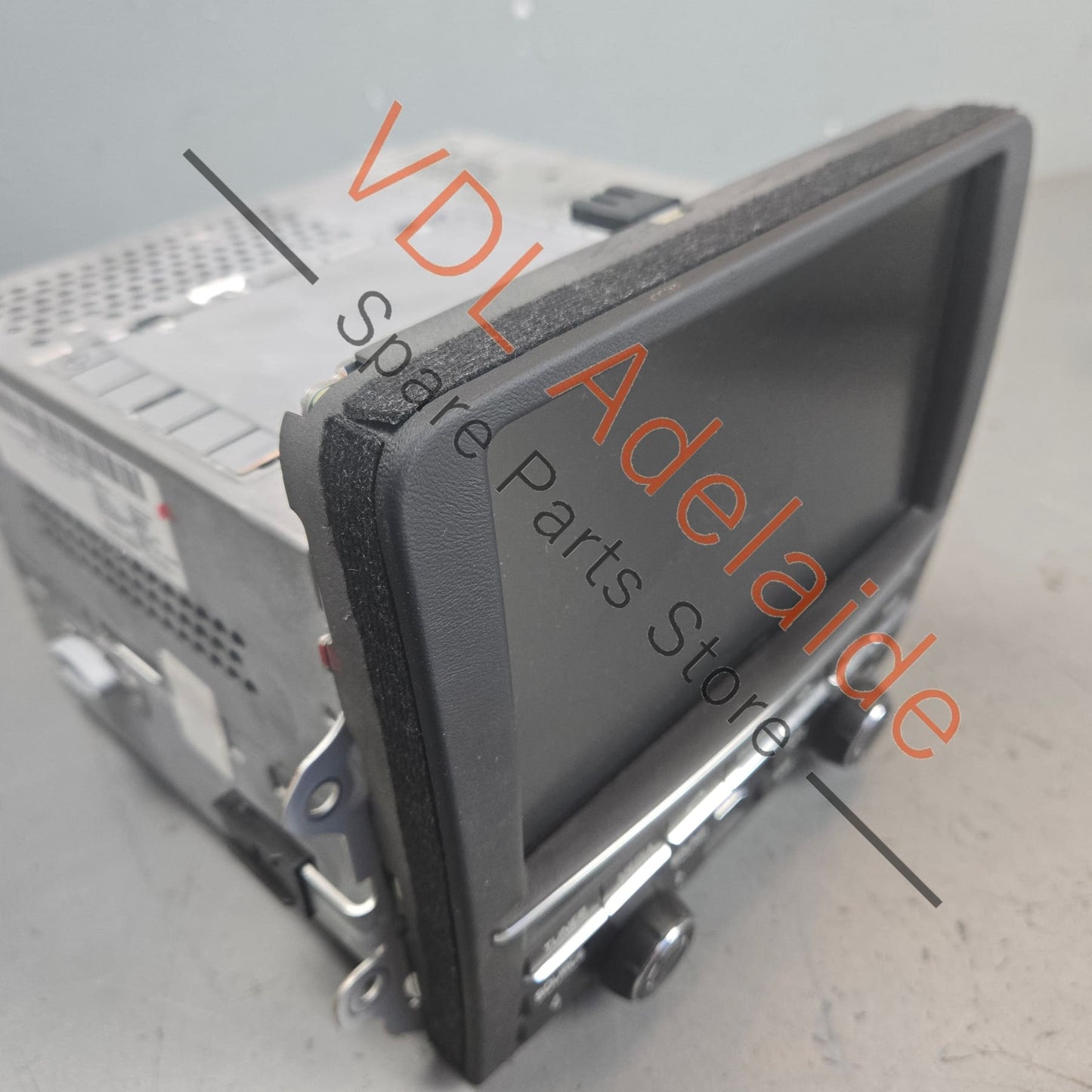 991642950DXDML    Porsche 911 991 PCM Central Screen Radio Nav 991642950DX DML Rare Leather Wrapped Face
