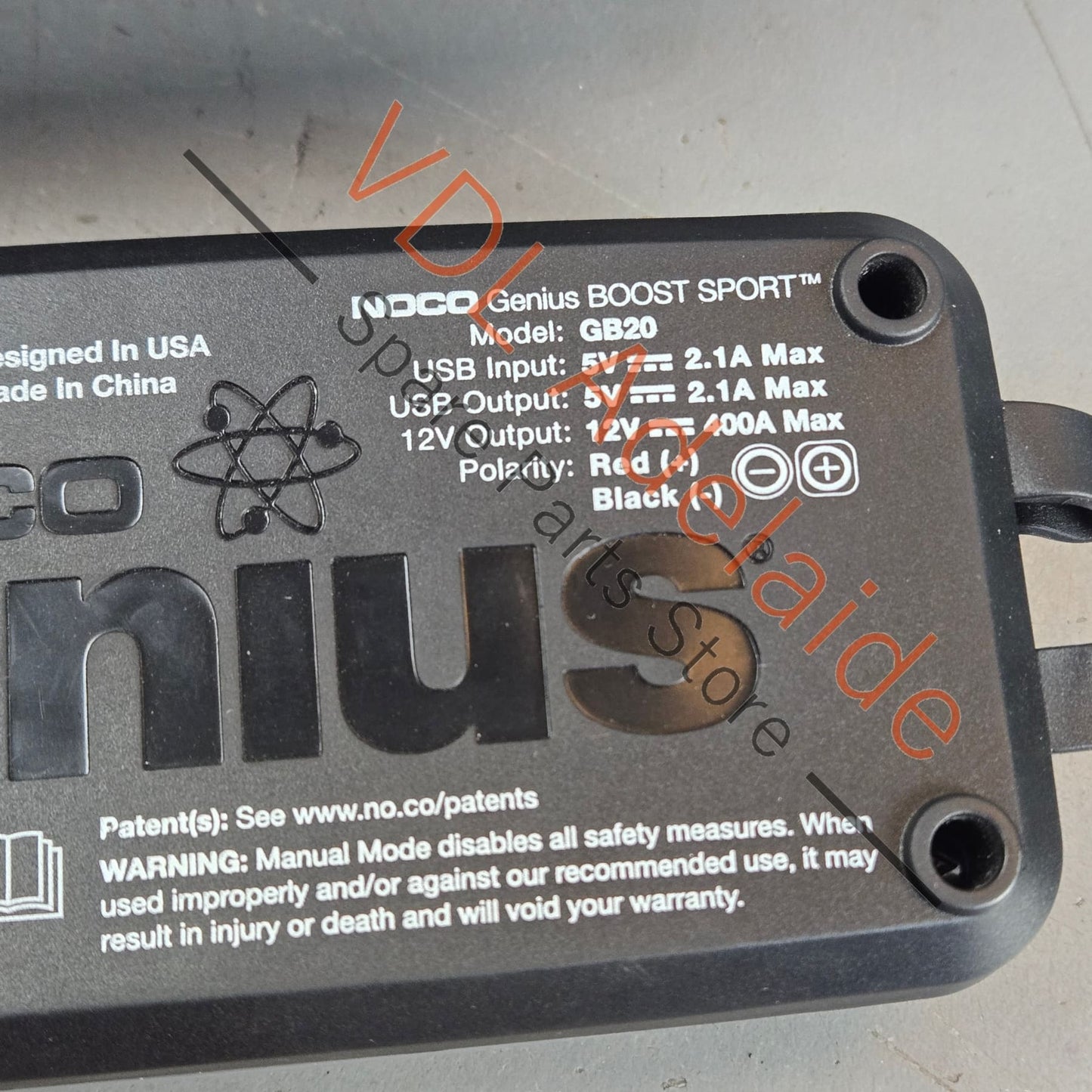 GB20    NOCO GB20 Genius Boost Sport 400A Lithium Jump Starter