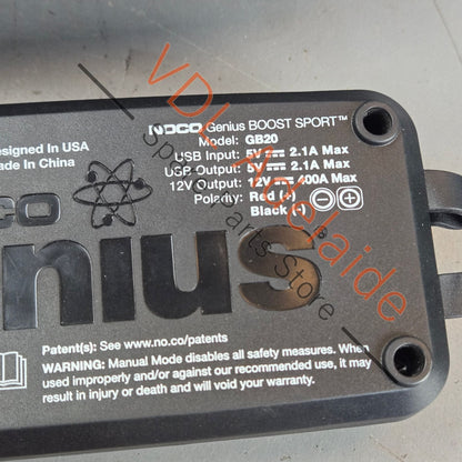 GB20    NOCO GB20 Genius Boost Sport 400A Lithium Jump Starter