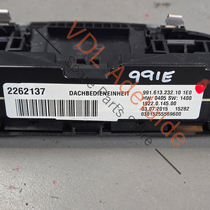 99161323210 99161323510   Porsche 911 Roof Console Interior Reading Light 99161323510 99161323210