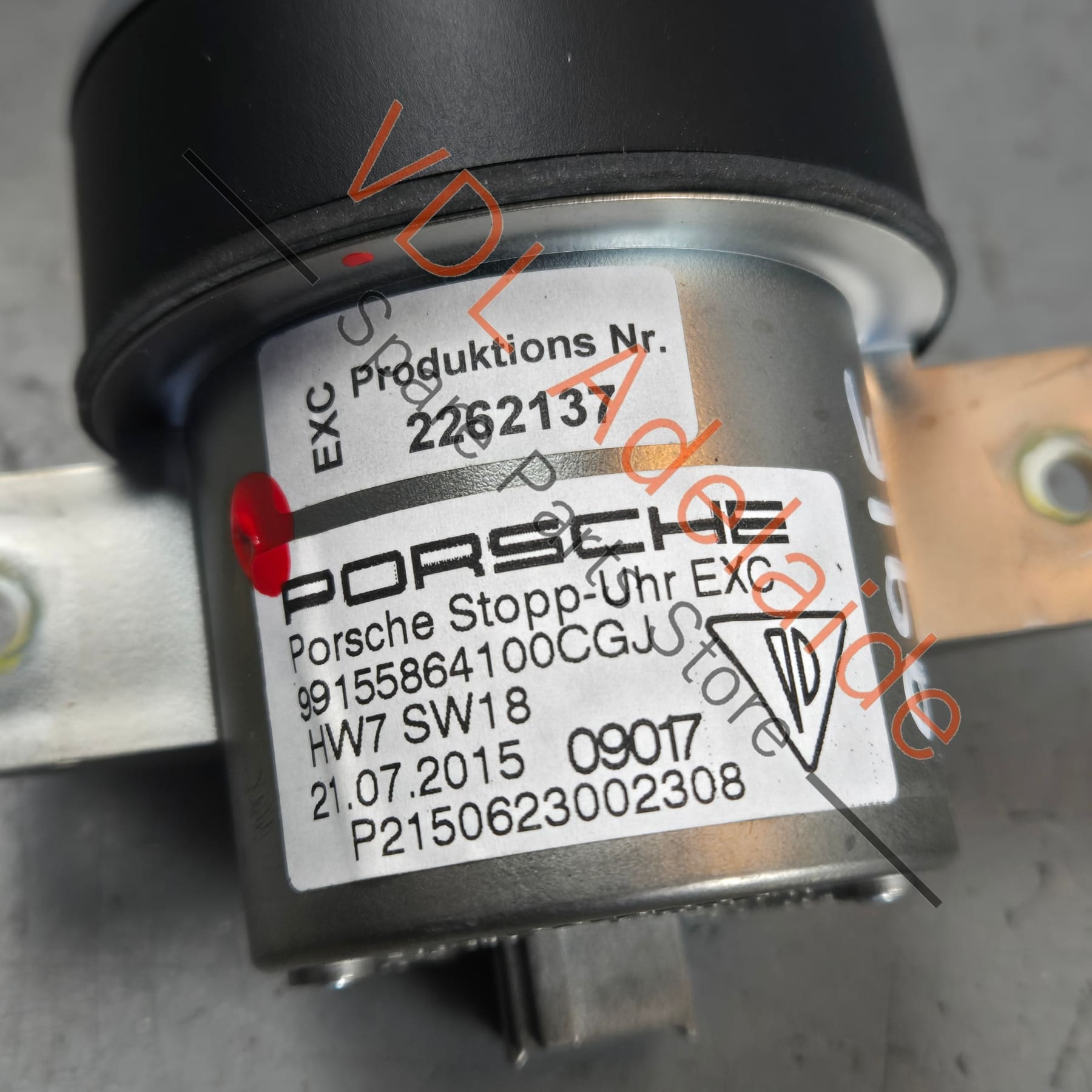 99155864100CGJ 99155864100 9P1919203E  Porsche 911 Chrono Clock Stopwatch 99155864100