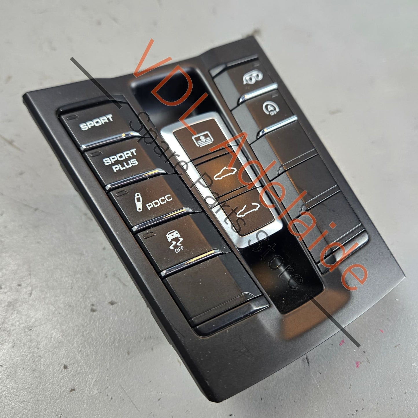 99161395707 99161395707DML   Porsche Centre Console Switch Suspension Exhaust Roof Control Button 99161395707