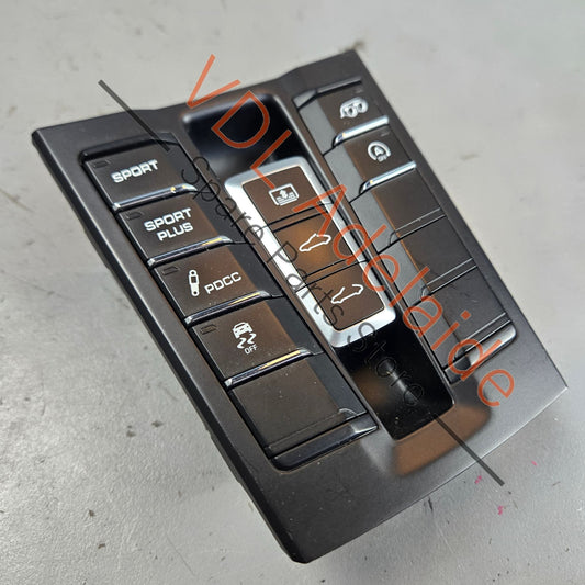 99161395707 99161395707DML   Porsche Centre Console Switch Suspension Exhaust Roof Control Button 99161395707