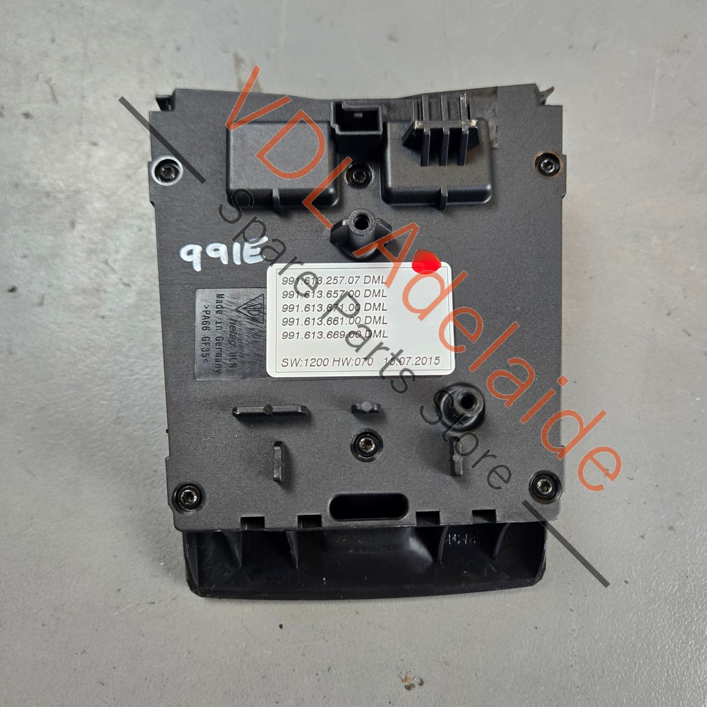 99161395707 99161395707DML   Porsche Centre Console Switch Suspension Exhaust Roof Control Button 99161395707