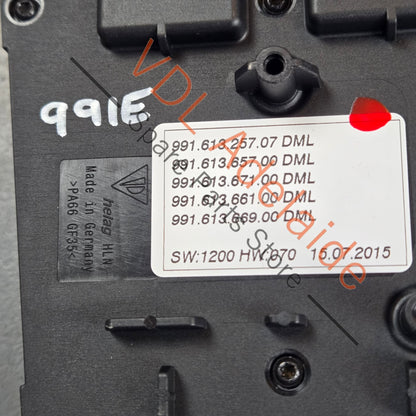 99161395707 99161395707DML   Porsche Centre Console Switch Suspension Exhaust Roof Control Button 99161395707