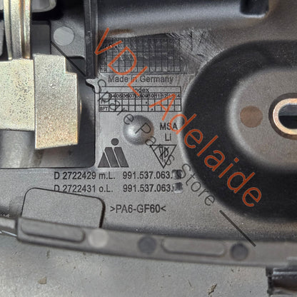99153706305    Porsche 911 991.1 Left Side Door Handle Bracket 99153706305
