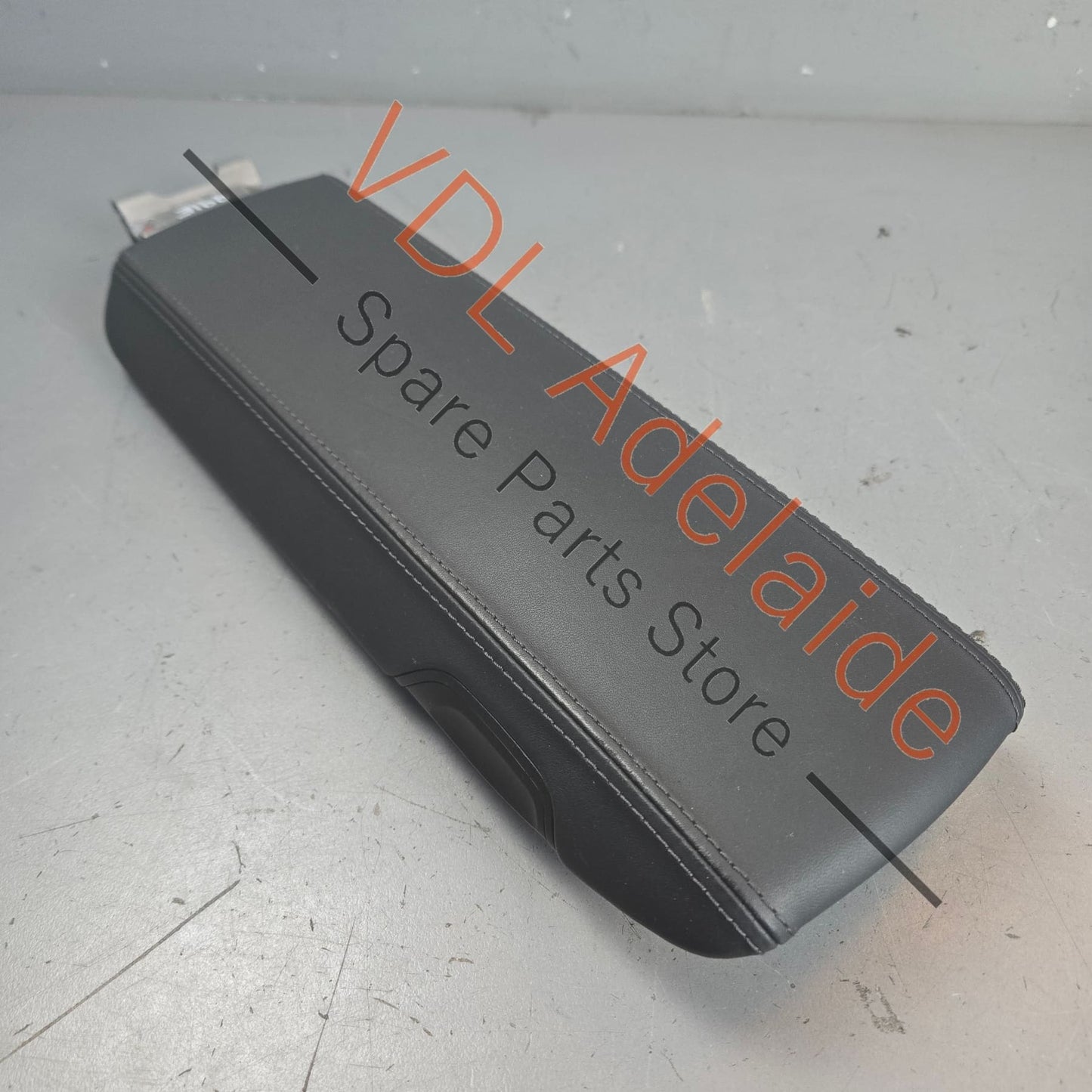 99155323101DSP 99155323101   Porsche 911 Centre Armrest Smooth Leather w Black Stitch 99155323101 DSP