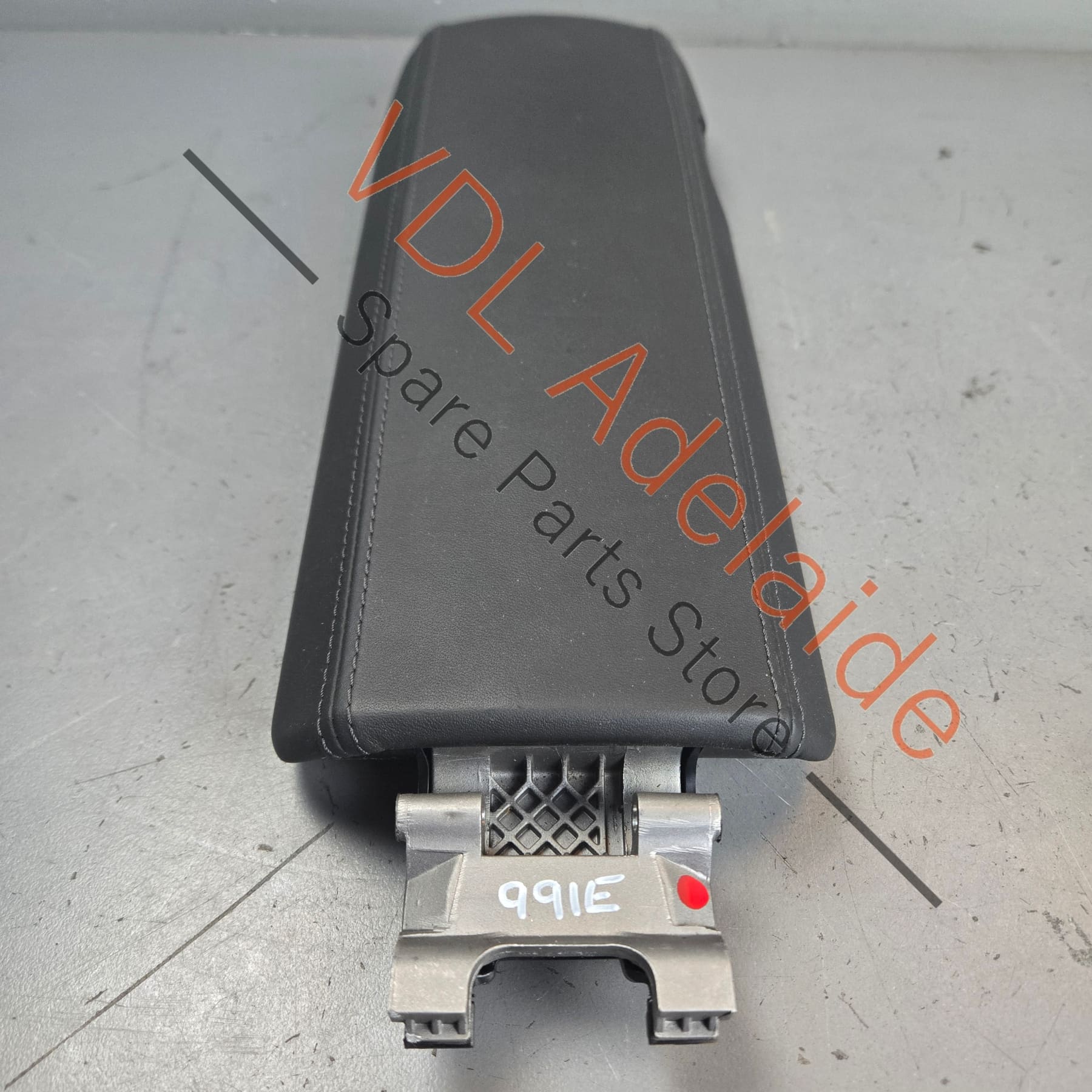 99155323101DSP 99155323101   Porsche 911 Centre Armrest Smooth Leather w Black Stitch 99155323101 DSP