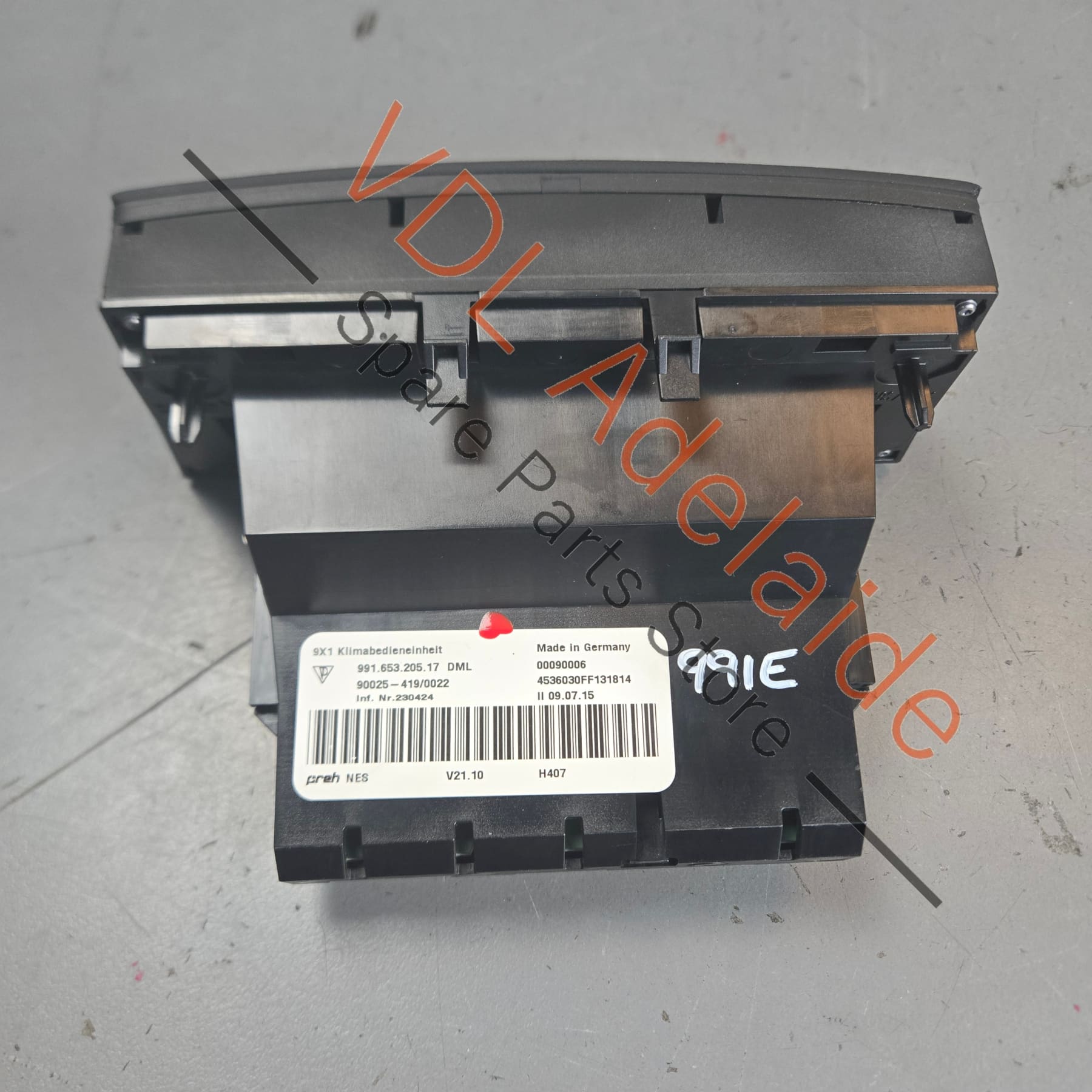 99165320517 99165320518   Porsche 911 991 Climate AC Switch 99165320517 99165320518