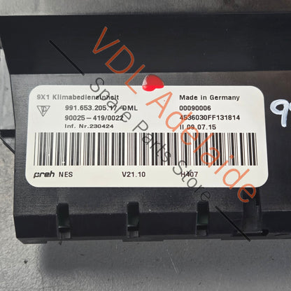 99165320517 99165320518   Porsche 911 991 Climate AC Switch 99165320517 99165320518