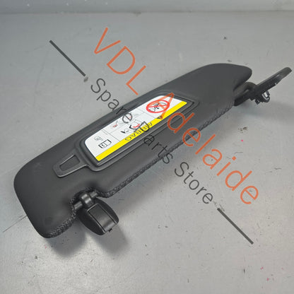 99173198121A11 9P1857551BPA11 99173198121 9P1857551BP Porsche 911 991 Left Leather Interior Sun Visor Black Stitch  9P1857551BPA11 99173198121