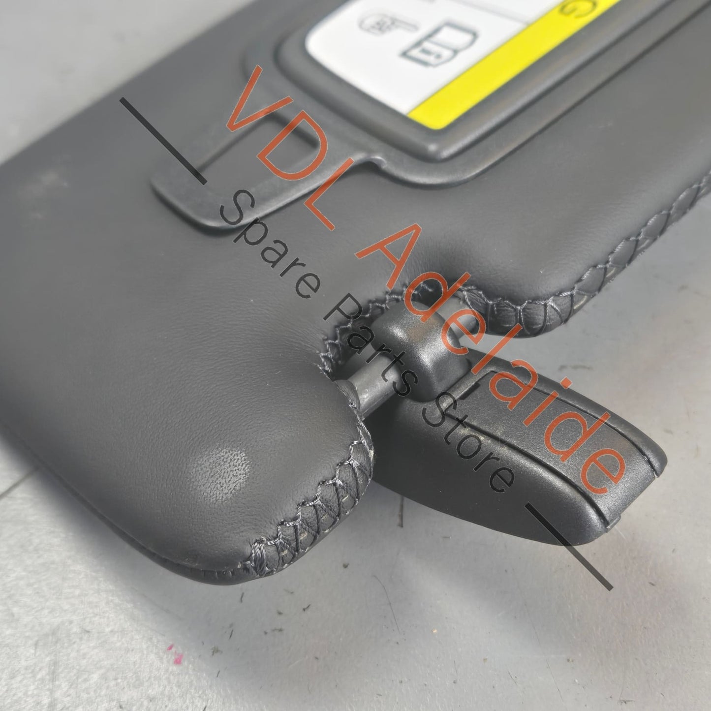 99173198121A11 9P1857551BPA11 99173198121 9P1857551BP Porsche 911 991 Left Leather Interior Sun Visor Black Stitch  9P1857551BPA11 99173198121