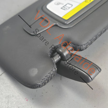 99173198121A11 9P1857551BPA11 99173198121 9P1857551BP Porsche 911 991 Left Leather Interior Sun Visor Black Stitch  9P1857551BPA11 99173198121