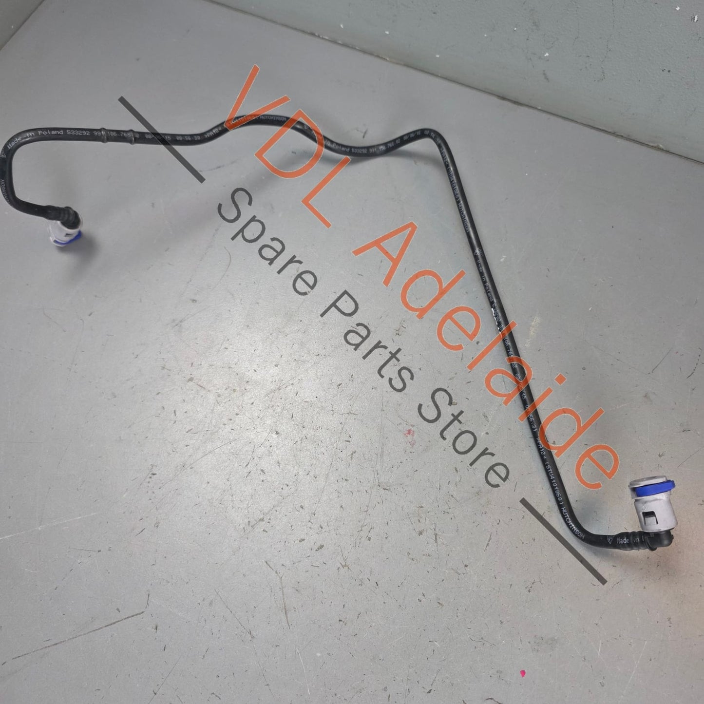 99110676502    Porsche 911 991 Left Radiator Breather Hose Pipe 99110676502