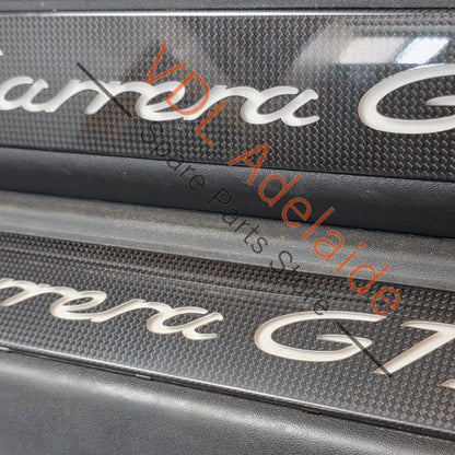 991555981751 991555982751   Porsche 911 991.1 991.2 Illuminated Carbon Sil Trim Strip GTS