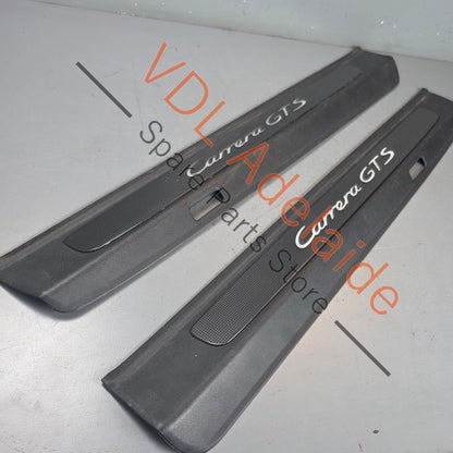 991555981751 991555982751   Porsche 911 991.1 991.2 Illuminated Carbon Sil Trim Strip GTS