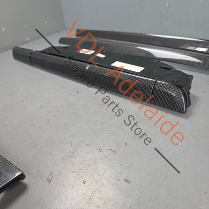 99155298121BX3 99155398102BX3   Porsche 911 991 Carbon Dash & Door Trim Interior Kit Genuine OEM