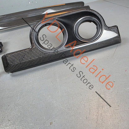 99155298121BX3 99155398102BX3   Porsche 911 991 Carbon Dash & Door Trim Interior Kit Genuine OEM