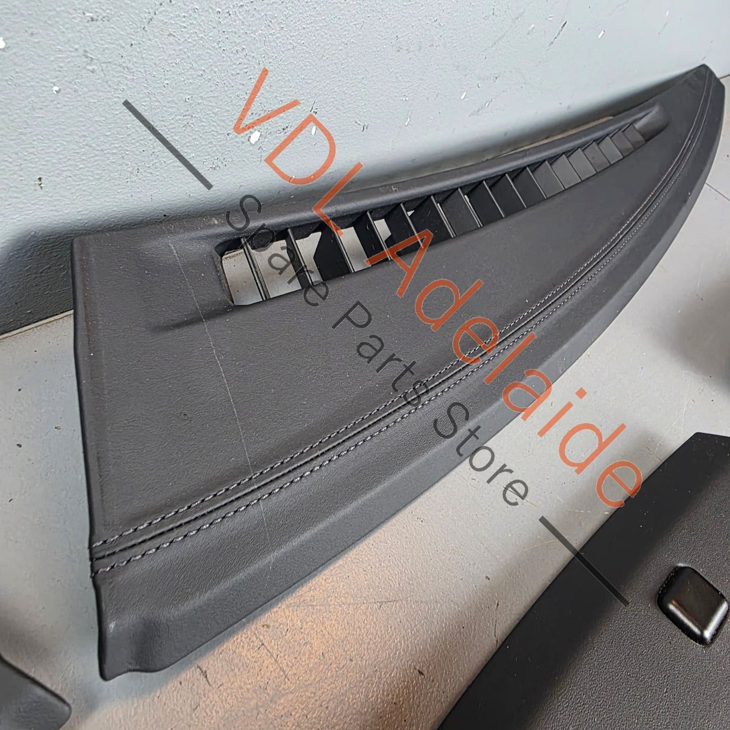 99155215102 99155257501 99155237502  Porsche 911 991 Exclusive Design Black Leather Stiched Trim Kit for Upper Dashboard & Chrono