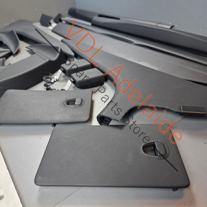 99155311101 99155313101   Porsche 911 991 Exclusive Design Black Leather Stiched Trim Kit Sill Trim Fuse Cover Door Inlays Centre Console