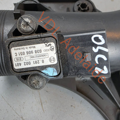 03K906051 8K0145673AB 03K906051C VW Audi Air Intake Pipe with MAP Sensor 03K906051
