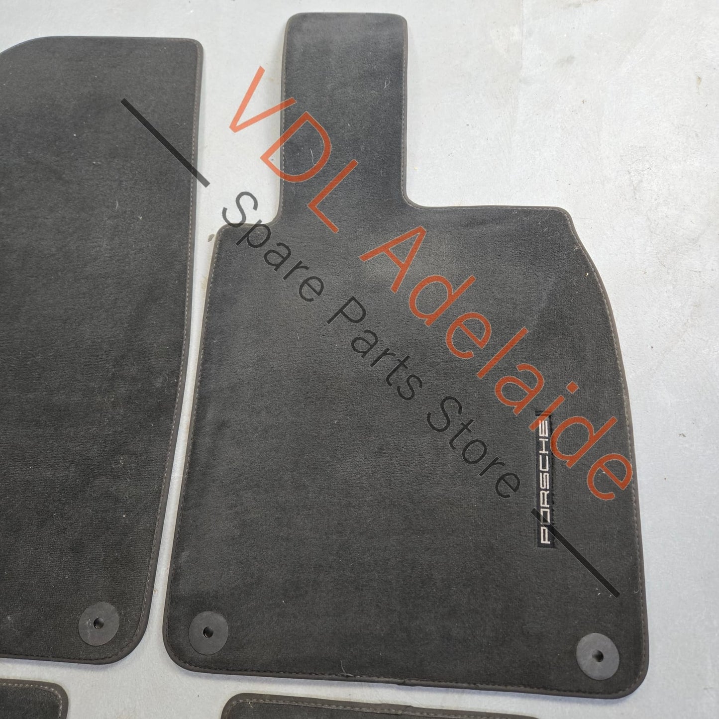    Porsche 911 991 Set of Black Floor Mats Genuine OEM